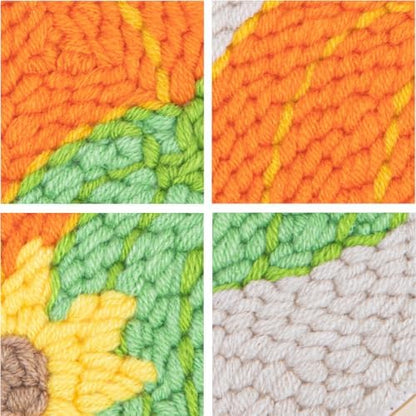 Louise Maelys Punch Needle Kit for Beginners Pumpkin Pattern Home Decor - Image 4