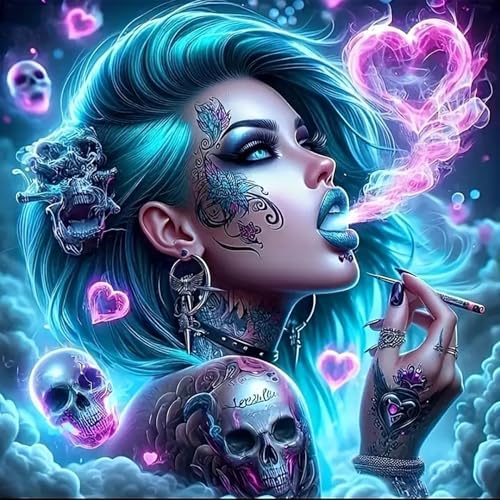 Xylogist Diamond Art Kits for Adults, Gothic Diamond Painting Kits 14x14in by Xylogist