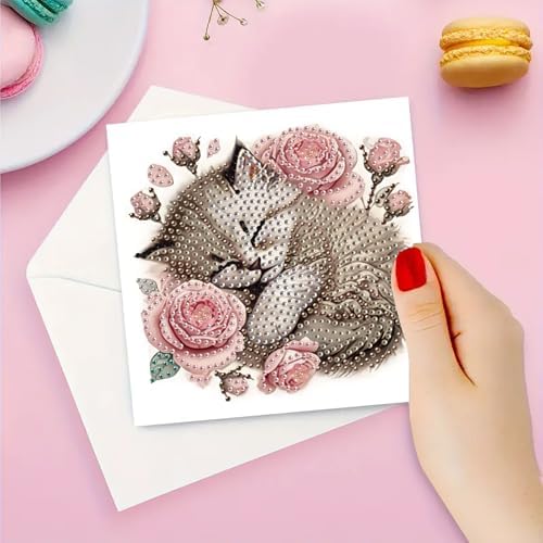 DDGYP 6-Pack Diamond Art Kits for Adults, Diamond Art Cards for DIY Crafts - Image 4