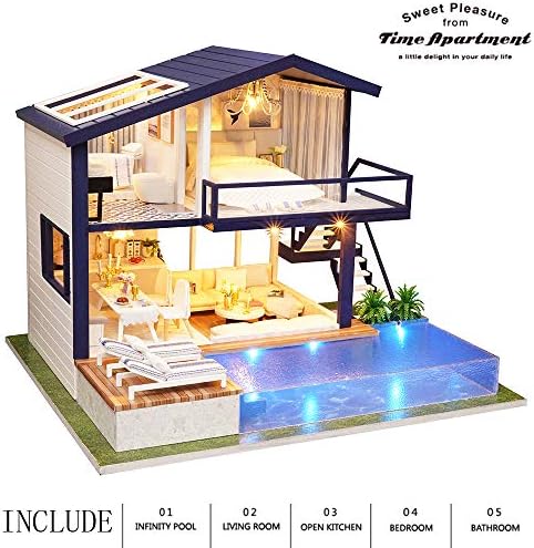 Spilay DIY Miniature House Kit for Adults, Miniature Dollhouse Kit - Image 2