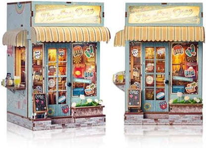 DIY Book Nook Kit, 3D Wooden Puzzle Miniature House Kit Adult, Beach Bar by MakingLifeFunforCool