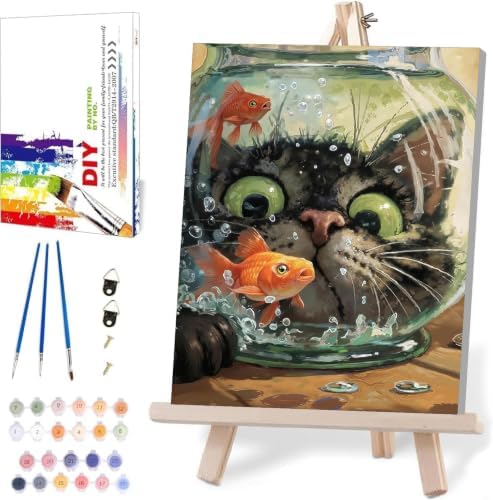 WUDWL Paint by Numbers Kit for Adults Beginner, with Framed by WUDWL
