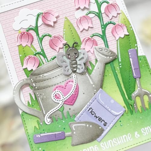Lapoo Tool Metal Cutting Die for Scrapbooking - Durable, Cut Stencils for DIY Scrapbook Photo Album Decorative Paper Card, Card Making Supplies, Embossing (Watering Can 3.9 x 3.6 in) - Image 4
