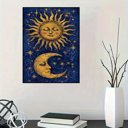 Lophomie Diamond Art Kits for Adults, 5D Sun and Moon Diamond Painting Kits - Image 4