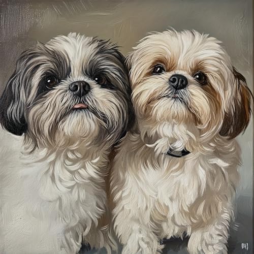 Xylogist Dog Diamond Art Kits for Adults 13.8x13.8 inch by Xylogist