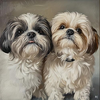 Xylogist Dog Diamond Art Kits for Adults 13.8x13.8 inch by Xylogist