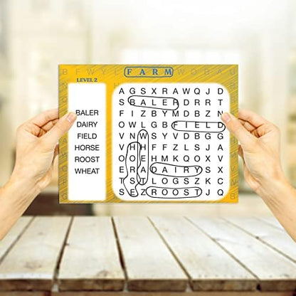 Keeping Busy Word Search 2 Dementia Activities for Seniors | Alzheimer Products for Elderly Patients | Fun Memory Game Toy & Cognitive Brain Puzzle for Senior Citizens w/Memory Loss or Alzheimers - Image 6