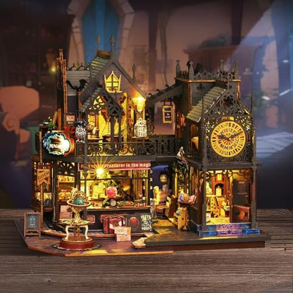 DIY Dollhouse Kit, Miniature House Building Kit with Led for Adult - Image 6