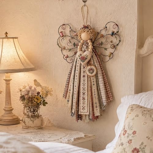 Angel Fabric Hanging DIY Kit Macrame Wall Weaving Craft for Adults by Unknown