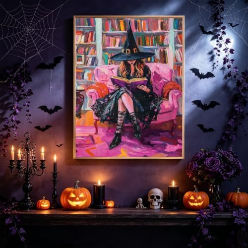 hkejoi Witch Paint by Numbers Kit for Adults, 16x20 in - Image 3