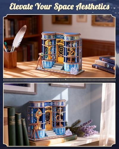Rolife Magic Astronomy Shop Miniature Dollhouse Kit - Image 5