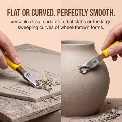 Clay Sculpting Tools Set, 304 Steel Teardrop Scraper for Ceramics - Image 5