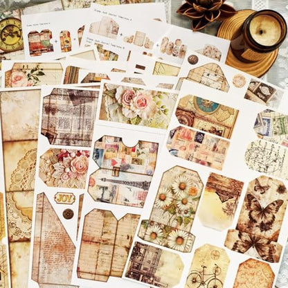 Junk Journal Supplies, Vintage Decorative Scrapbook Supplies - Image 4
