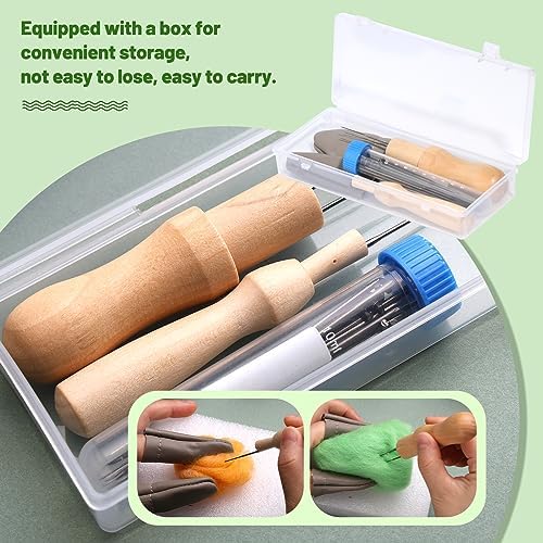 Yizzvb Needle Felting Tools, 20 Pcs 4 Sizes Needle Felting Needles - Image 6