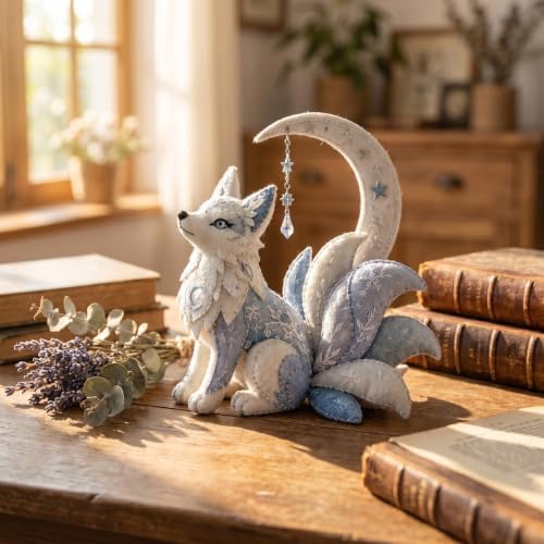 Arctic Winter Guardians DIY Patchwork Kit - 3D Felt Animal Sewing Kit - DIY Patchwork Animal Kit for Beginners, Handmade Felt Craft Kit for Home Decor & Creative Gift (blue1) - Image 2