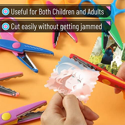 Mr. Pen- Craft Scissors Decorative Edge, 6 Pack, Bright Zig Zag Scissors - Image 5
