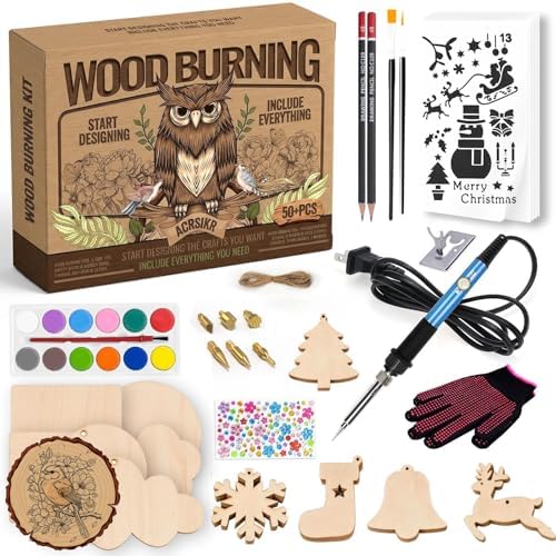 ACRSIKR Wood Burning Kit for Beginner, Cool Toy Craft Gift Ideas for Adult by ACRSIKR