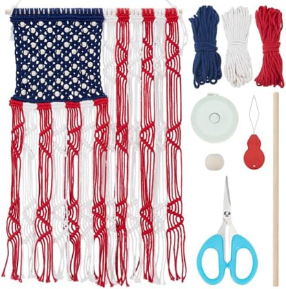ORIGACH Macrame Independence Day Wall Hanging Kit by ORIGACH