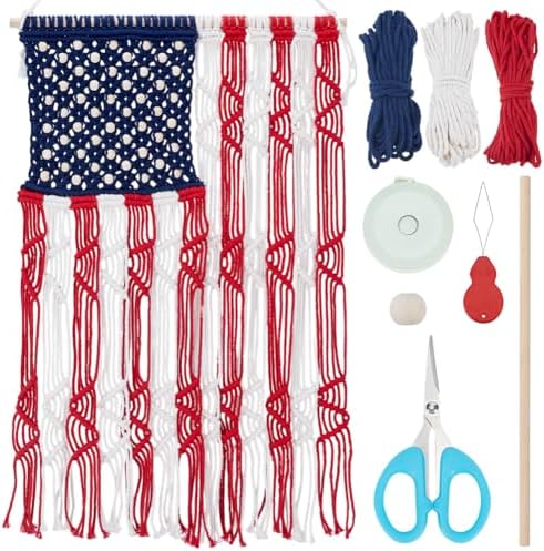 ORIGACH Macrame Independence Day Wall Hanging Kit by ORIGACH