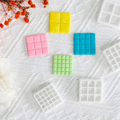 Xaekicr Grid Square Polymer Clay Cutters Set – 4PCS Geometric Clay Cutters for DIY Jewelry Making, Clay Tools for Polymer Clay Molds and Earring Projects - Image 6