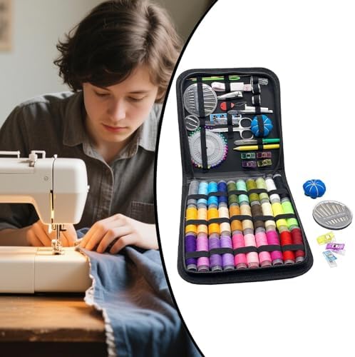 Sewing Kit for Adults 131 Pieces Complete Sewing Supplies with Case - Image 5