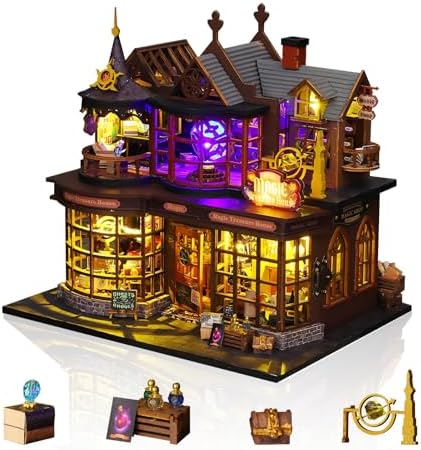 DIY Miniature House Kit, Mini House Building kit for Adults, Treasure House by MakingLifeFunforCool