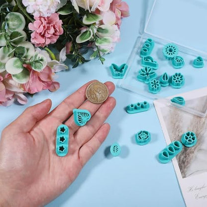 ORIGACH 18 Pcs Spring Polymer Clay Cutters Set - Image 3