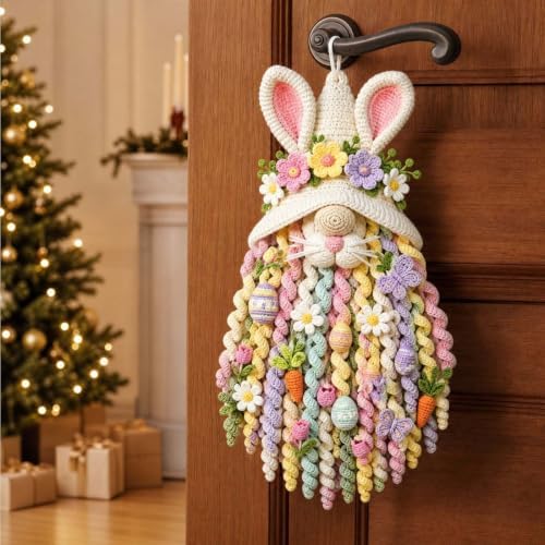 DIY Seasonal 3D Crochet Door Hanger Kit Collection, Halloween Handmade - Image 3