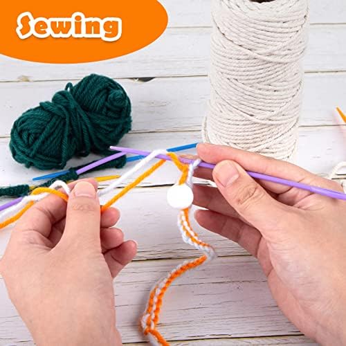LOVEINUSA 100PCS Plastic Needles for Kids, Large Eye Yarn Needles for DIY Stitchery Plastic Sewing Needles Tapestry - Image 6