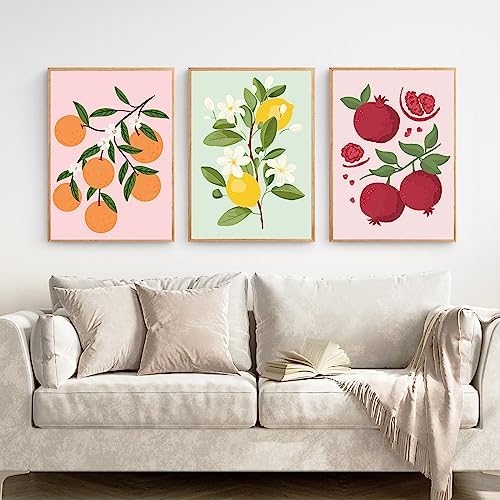 cupmod 6Pack Paint by Number for Adults and Kids,DIY Acrylic Painting Paint by Numbers Kits on Canvas Without Frame,Fruit Oil Painting for Home Wall Decor 7.8x11.8inch, MT11375-MT11380 - Image 3