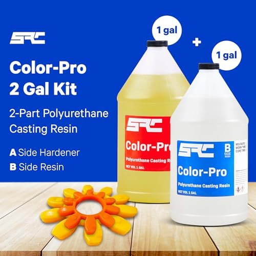 SRC Color-Pro 2 Gallon, Semi-Clear Polyurethane Casting Resin - Image 2