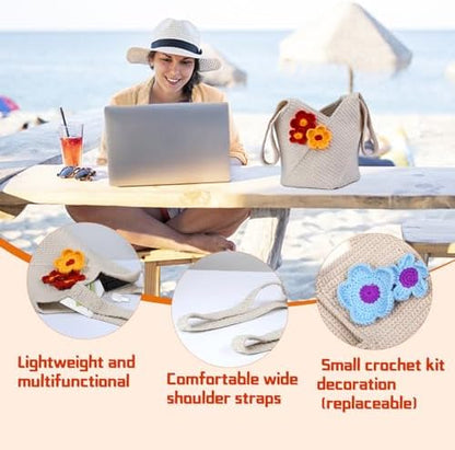 Pnytty Beginner Crochet Kit for Adults, Shoulder Bag Crochet Starter Kit - Image 5
