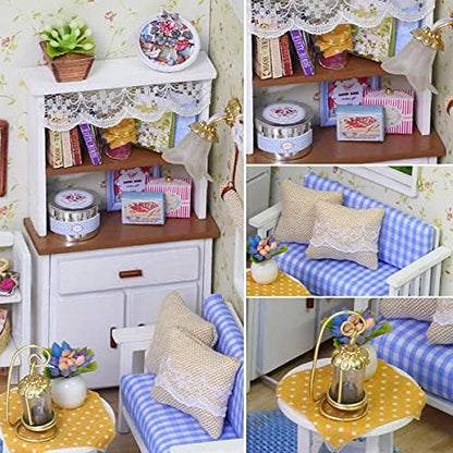 DIY Miniature Dollhouse Kit with Furniture Plus Dust Proof - Image 5