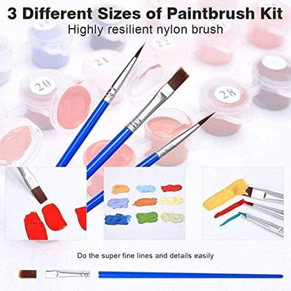 LSPBN DIY Acrylic Painting Kit, Paint by Numbers on Canvas - Number Painting & Flower for Kids Ages 8-12 Hobbies for Women, Adults Beginner - Image 3
