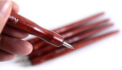 SIPLIV Redwood Professional Manga Pen Dip Pen Set Manga Cartoon Comic Drawing Painting Kit - 5 Pcs
