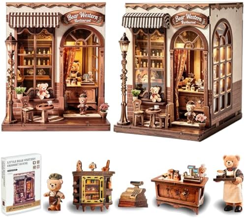 Book Nook Kit, DIY Miniature House Dollhouse Kit for Adults and Teens by Unknown
