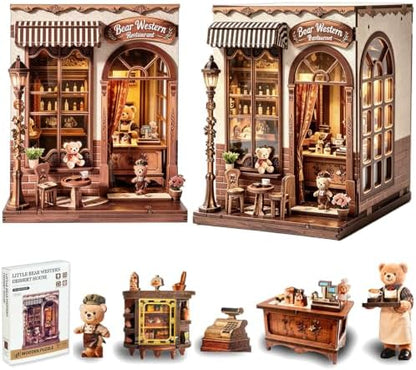 Book Nook Kit, DIY Miniature House Dollhouse Kit for Adults and Teens by Unknown