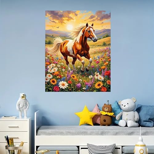 Arttoplus Horse Paint by Numbers Kit for Adults Beginner 16x20 inch - Image 5