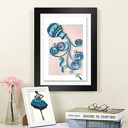 MDLUU Paper Quilling Kit with 1860 Strips and Quilling Tools and Storage Box, Paper Quilling Craft Great for DIY Learning Class, Home Decoration, Birthday Gift - Image 6