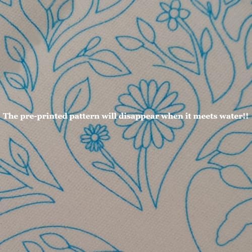 Esffaci Embroidery Kit for Adult Beginner Flower Tree Hand Embroidery Set - Image 5