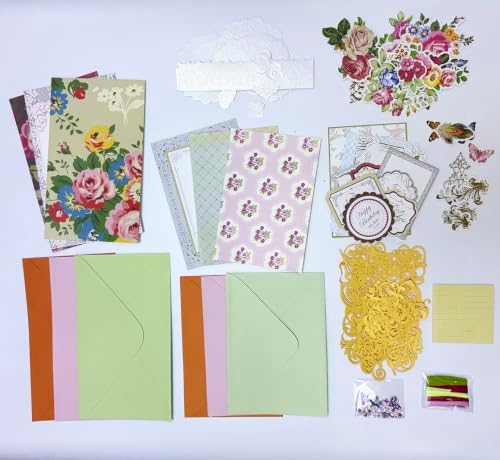 Huralona Greeting Card Making Supplies Envelope Kit Gift Anniversary Craft - Image 2