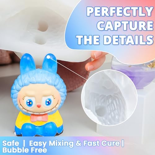 0A Silicone Mold Making Kit 18oz, Platinum Cure 4H Cure - Image 4