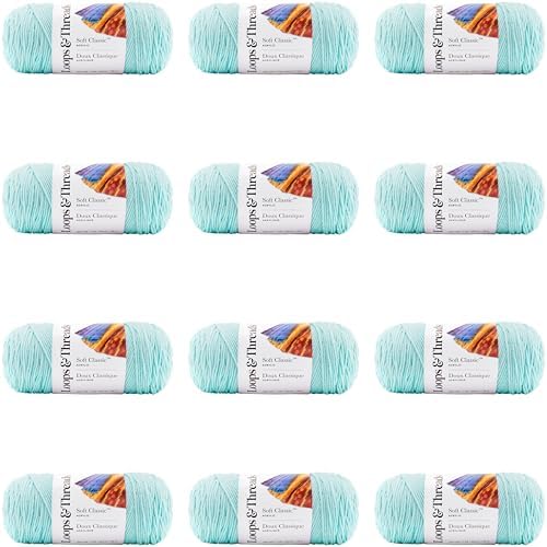 MICHAELS Bulk 12 Pack: Soft Classic™ Solid Yarn by Loops & Threads® - Image 6