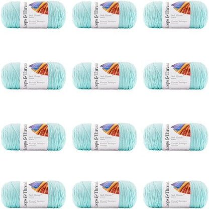 MICHAELS Bulk 12 Pack: Soft Classic™ Solid Yarn by Loops & Threads® - Image 6
