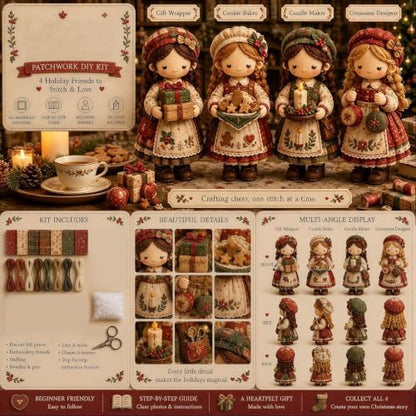DHJJXQGX Patchwork Fairy DIY Sewing Kits Craft Kit for Adults Decor Gift - Image 2