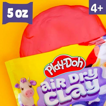 Play-Doh Air Dry Clay, 5 oz. Red Clay Bag, Arts & Crafts, Art Supplies, Arts and Crafts for Adults and Kids, Craft Supplies, Clay Tools and Kit, Modeling Clay for Kids, Air Dry Clay Kit - Image 3