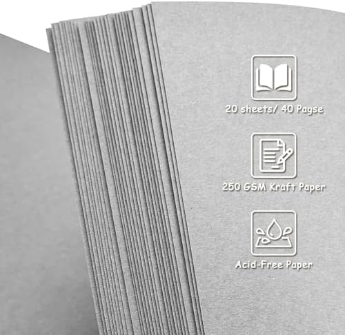 Scrapbook Album 10x10 Inch - Hardcover Kraft Paper Photo Album with 40 Pages, Memory Book for Wedding, Anniversary, Family, Christmas, Baby Shower, Ideal for Preserving Precious Moments - Image 5