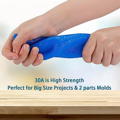 BBDINO Silicone Mold Making Kit 30A 4.4 lbs Translucent, High Strength Liquid Silicone Rubber for Molds Making,1:1 By Volume Ideal for Casting Resin/Silicon/Soap/Concrete Molds - Image 4