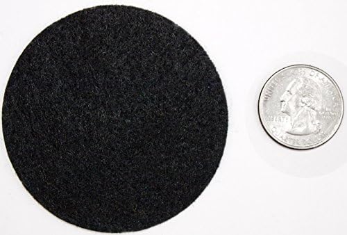 Playfully Ever After Black Craft Felt Circles (2.5 Inch - 46pc) - Image 2