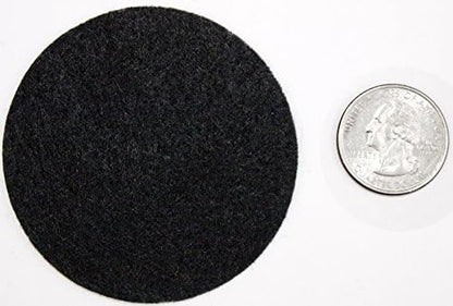 Playfully Ever After Black Craft Felt Circles (2.5 Inch - 46pc) - Image 2